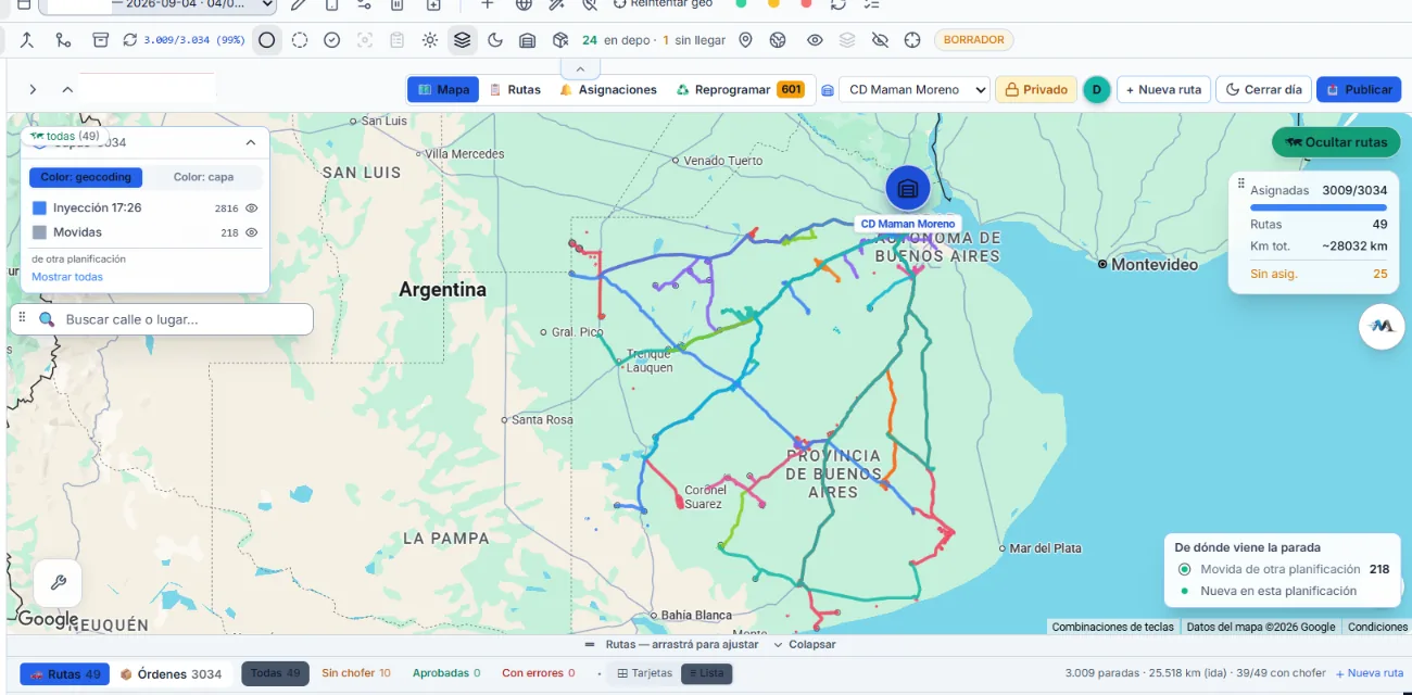Planificación de rutas